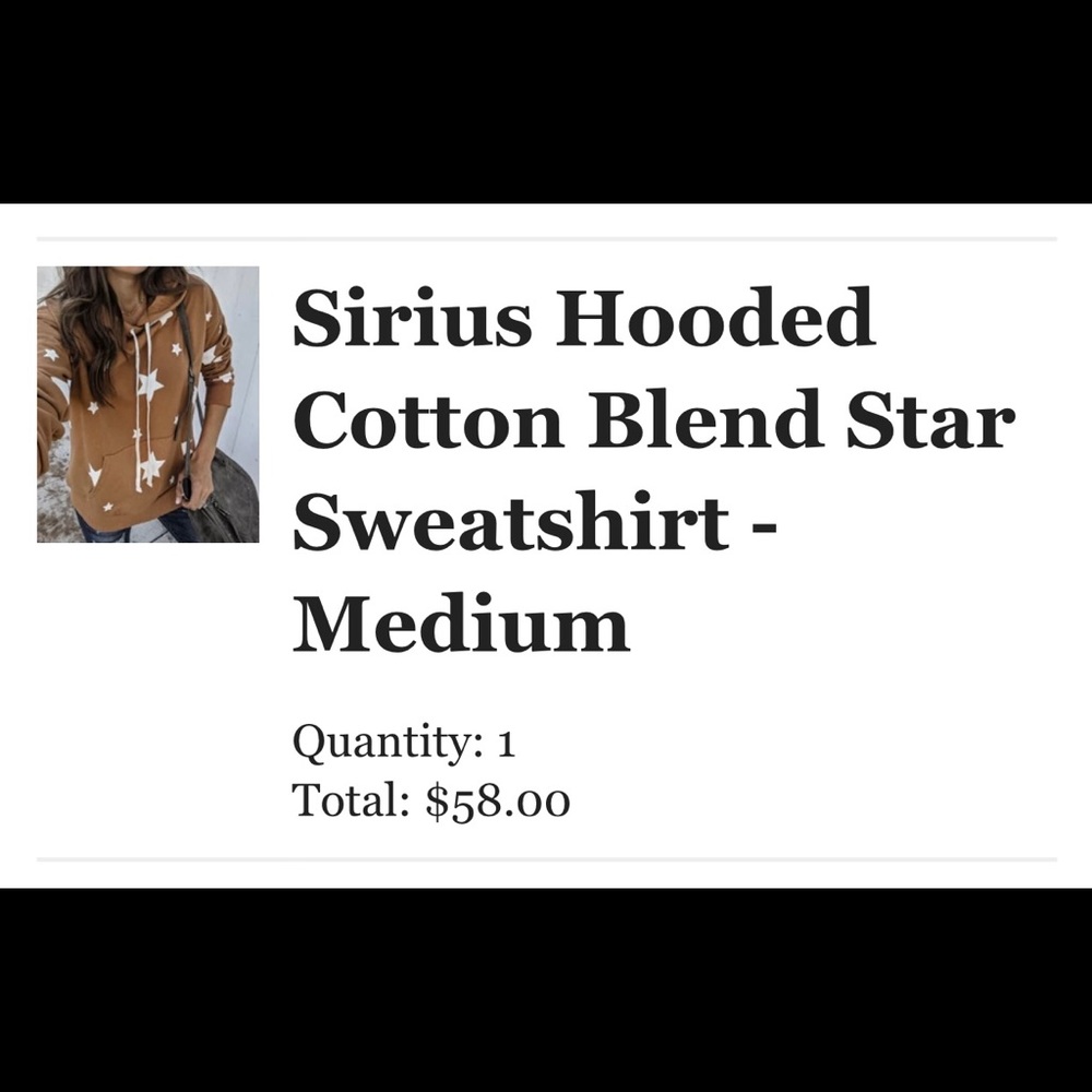 Tan star Vici dolls hoodie